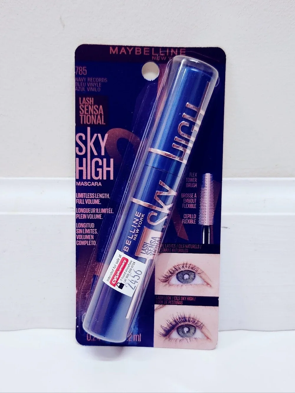 🐢2/$15 Maybelline Lash Sensational Sky High Mascara Navy Records